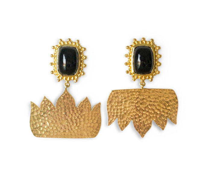 NILA EARRINGS BLACK